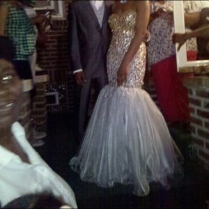 Old prom dress can be turned into a party dress